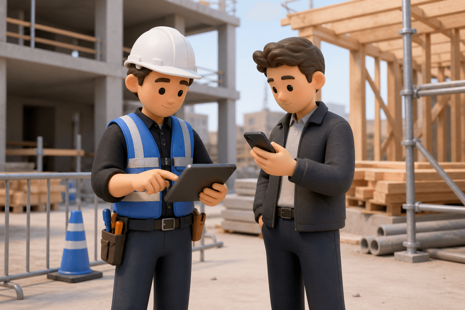 Site ops: variations, defects, handover — illustrative photo for Property & construction